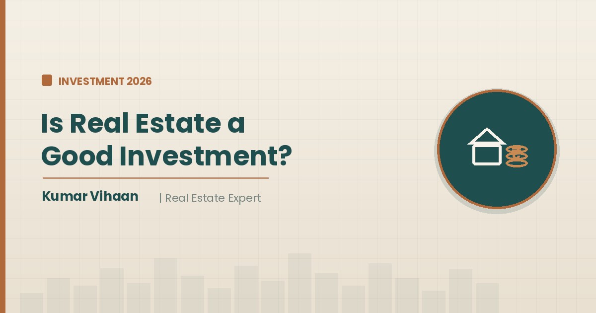 Real estate expert Kumar Vihaan analysing whether real estate is still a good investment in 2026